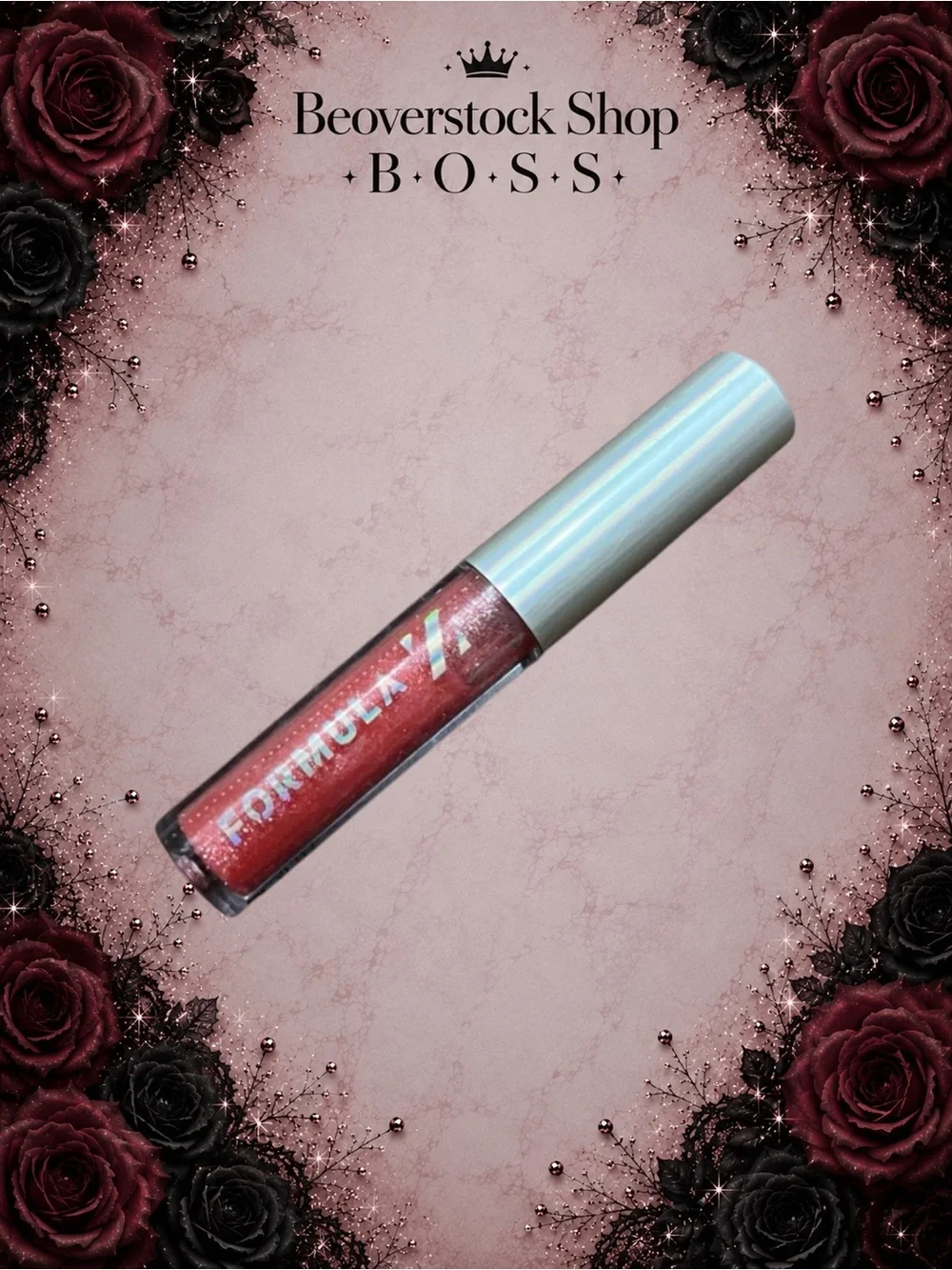 New FORMULA Z Luxe Diamond Lip Gloss Deluxe mini Makeup- Shade BOSS